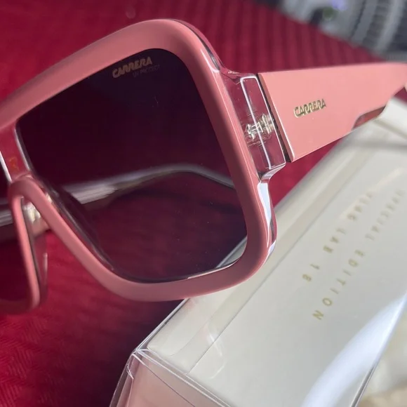 NWB NEW Carrera FLAGLAB 14 sunglasses in Pink Beige - Picture 2 of 15